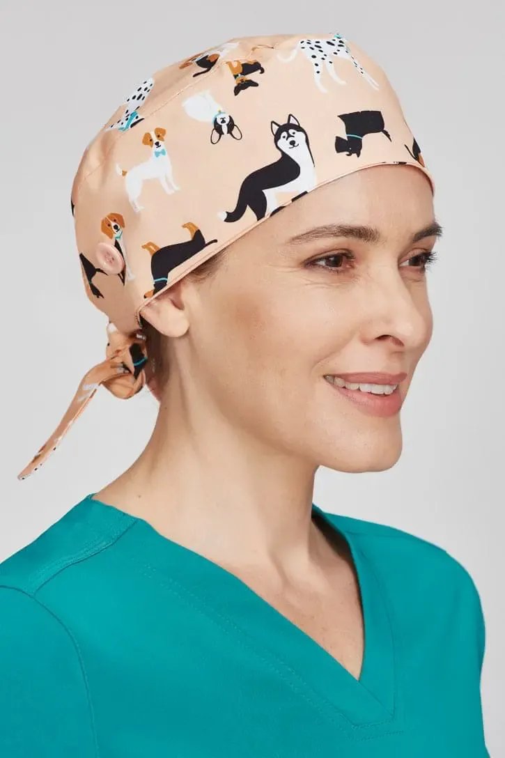 BizCare Printed Scrub Cap CSC245U